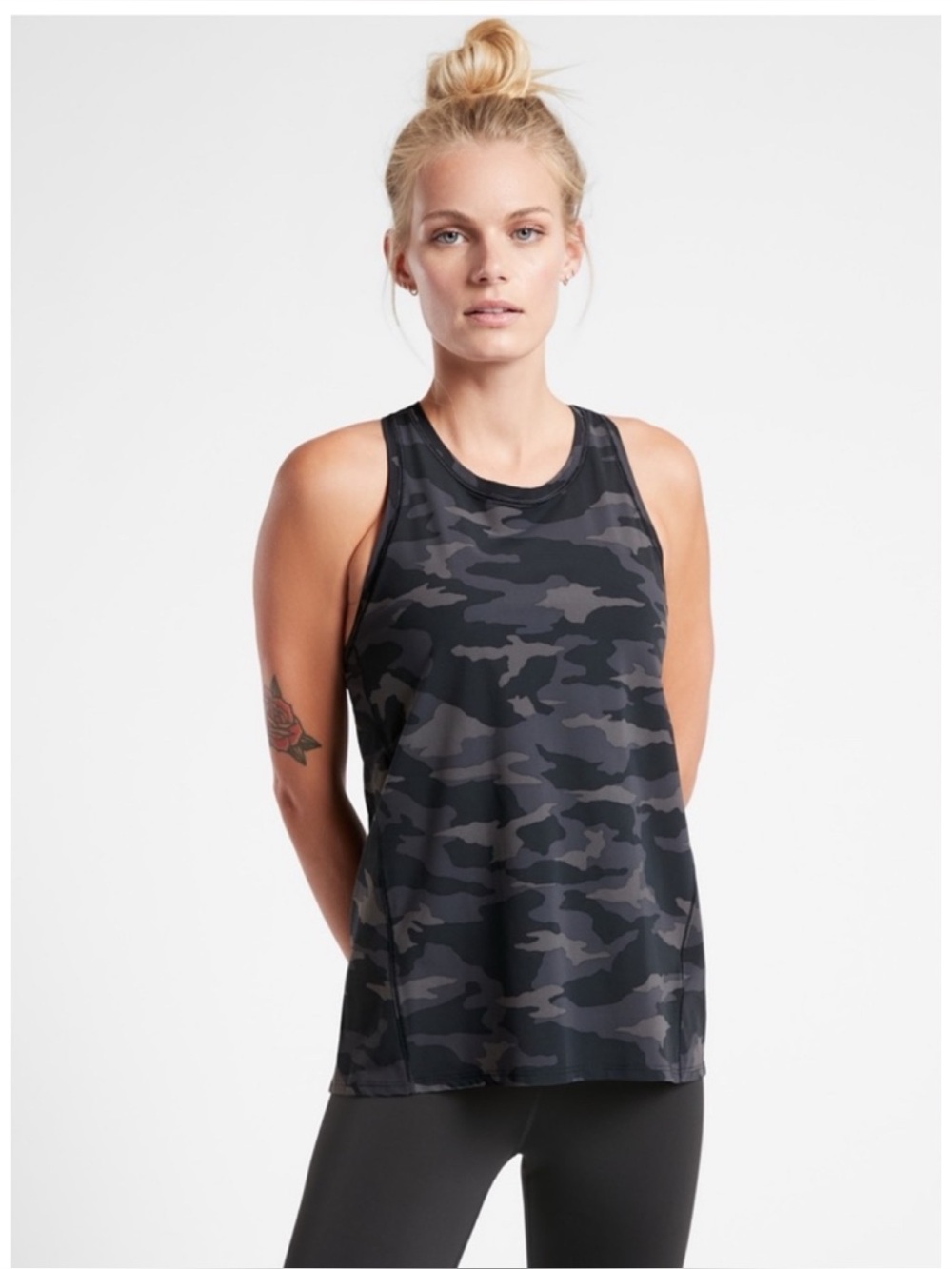 ATHLETA Ultimate Camo Racerback Train Tank - Picture 9 of 9